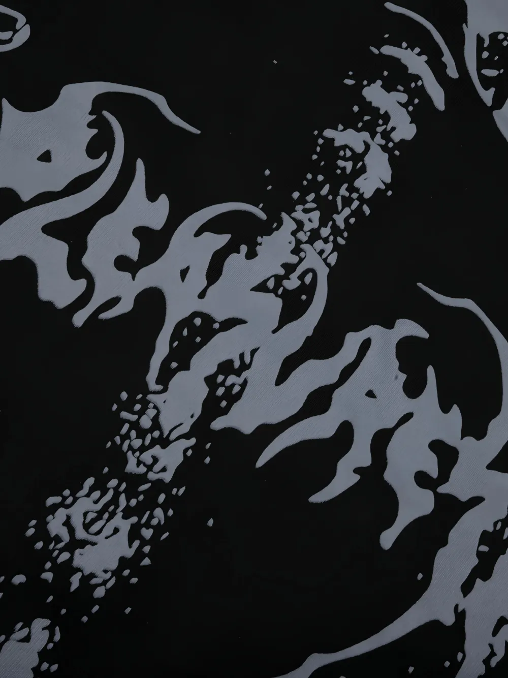 Pleasures Hoodie met grafische print Zwart