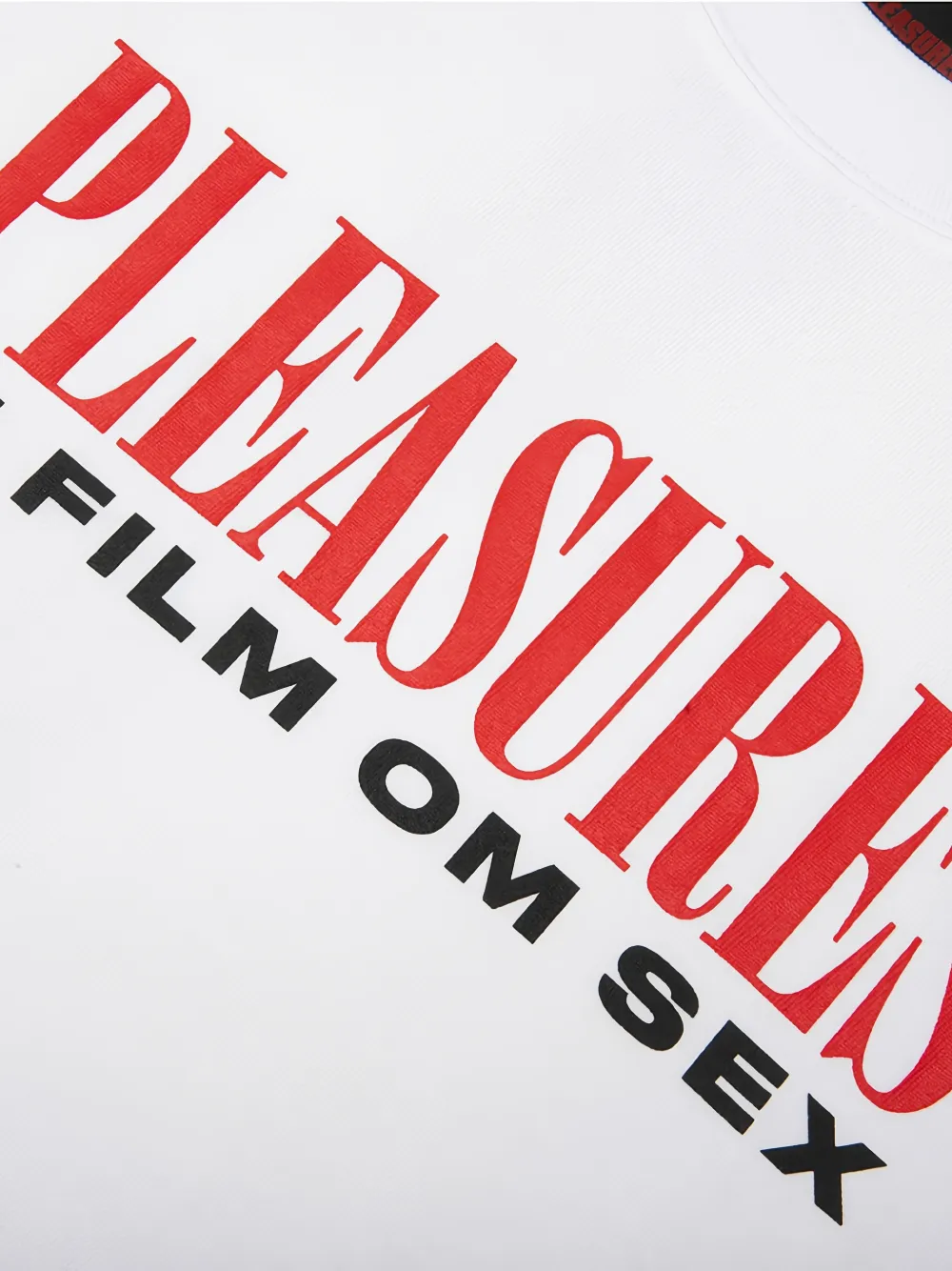 Pleasures On Film T-shirt Wit
