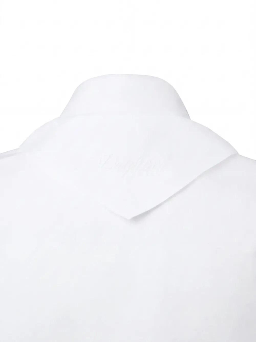 Drykorn Tiriel mouwloze blouse met gestrikte hals Wit