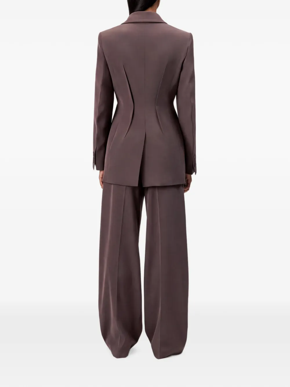Drykorn Brockley blazer met enkele rij knopen Bruin
