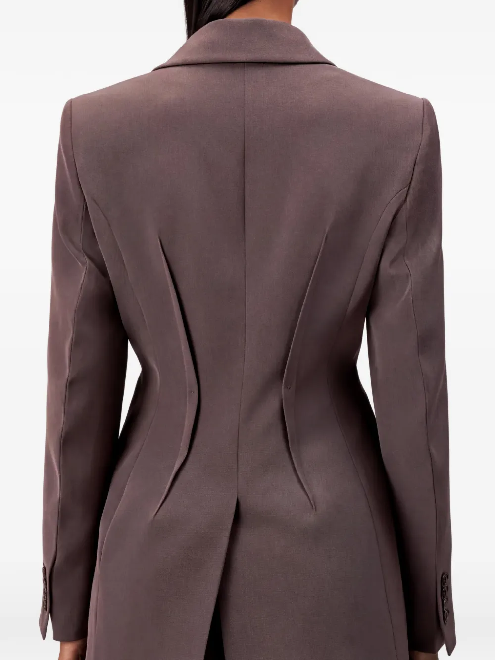 Drykorn Brockley blazer met enkele rij knopen Bruin
