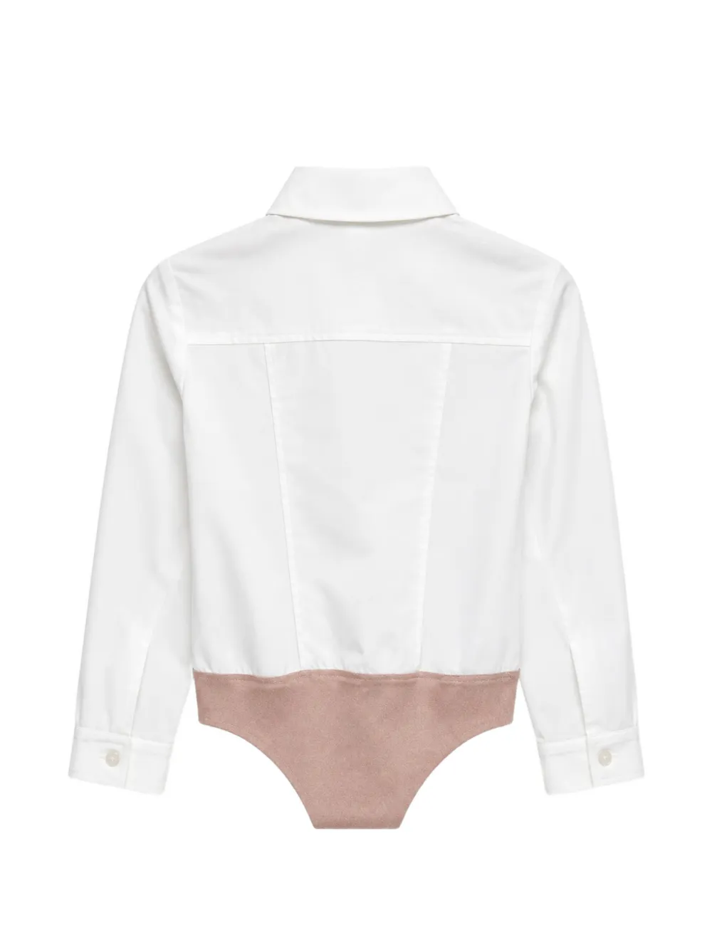 Pinko Kids Romper met geborduurd logo Wit