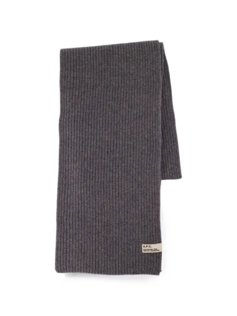 A.P.C. Sasha ribbed-knit scarf