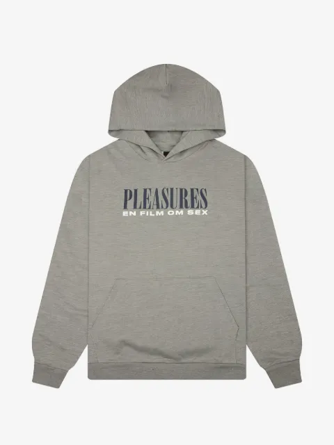 Pleasures logo-print pouch-pocket hoodie