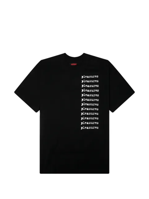 Pleasures logo-print T-shirt