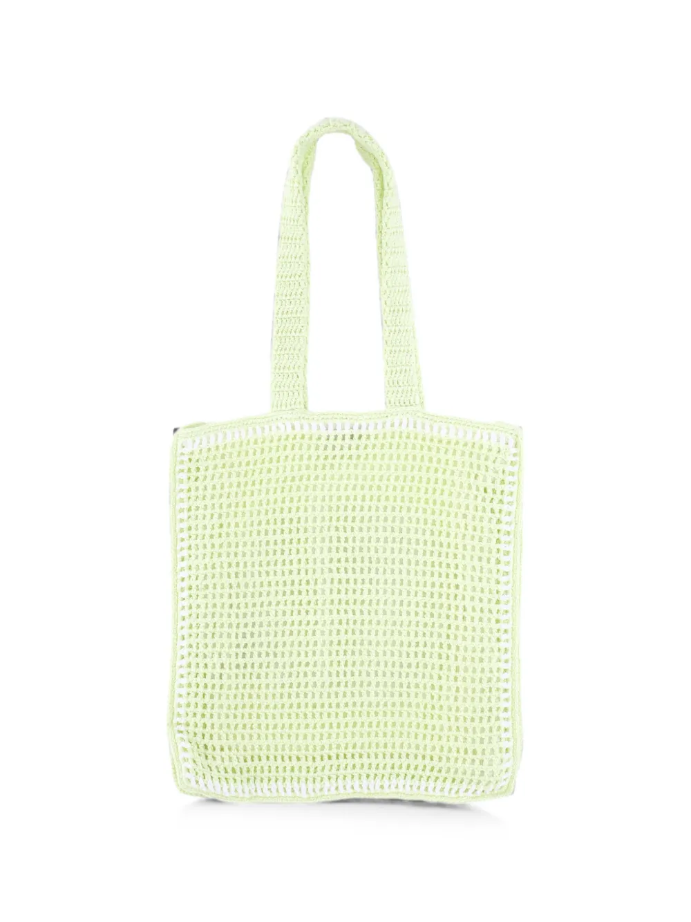 Casablanca x Ladurée gehaakte mini-tas Groen