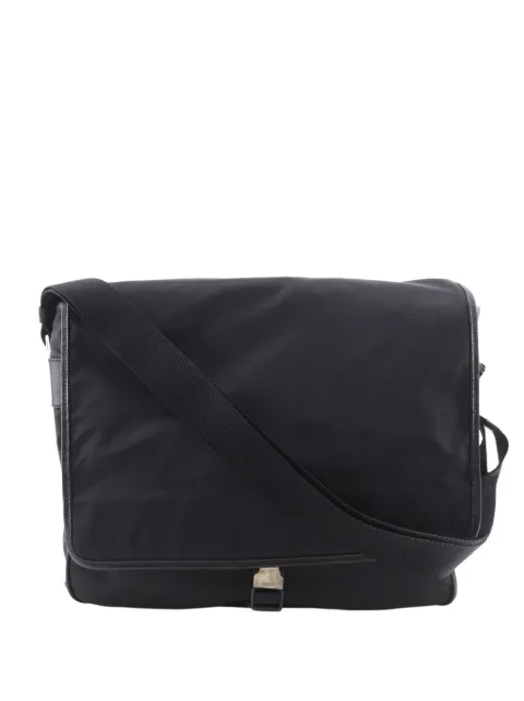 Prada Pre-Owned 2010-2026 Tessuto Buckle Messenger Bag crossbody bag