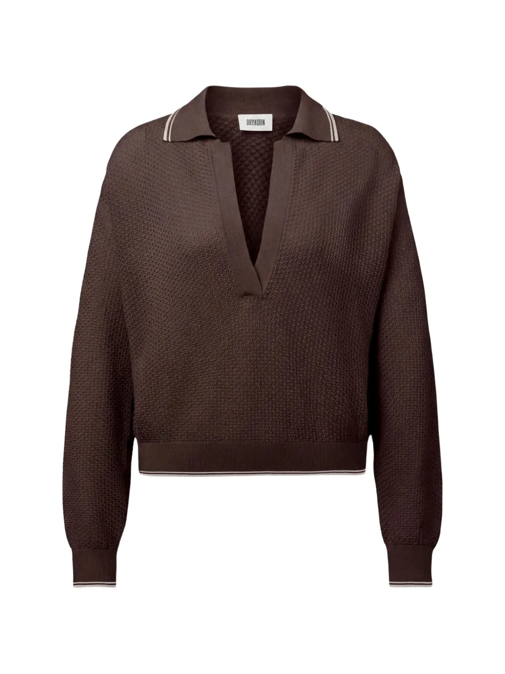 Drykorn Jorgia knitted polo sweater