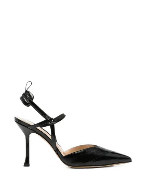 FENDI pointed-toe slingback pumps