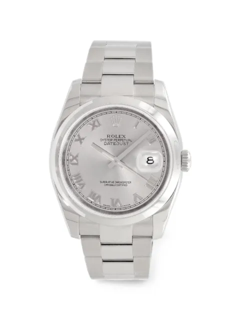 Rolex reloj Datejust de 36 mm con números romanos