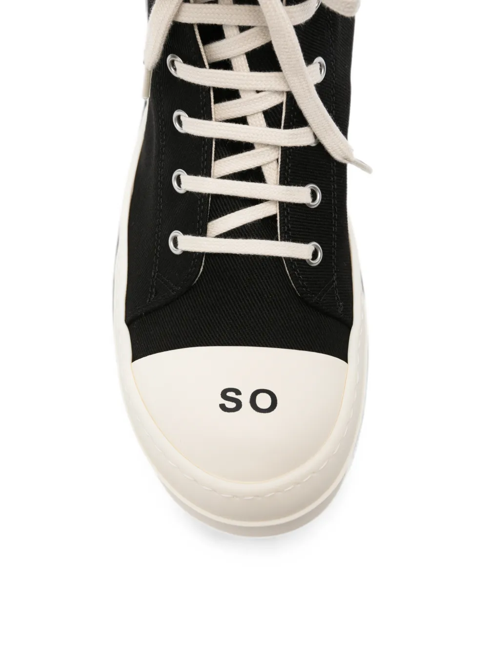 Rick Owens DRKSHDW high-top sneakers Zwart