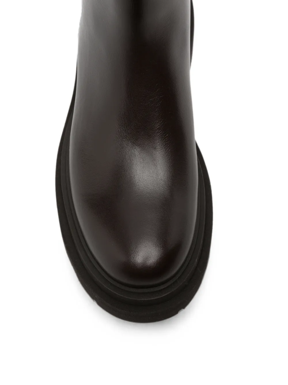 Brunello Cucinelli Monili-embellished leather ankle boots Bruin
