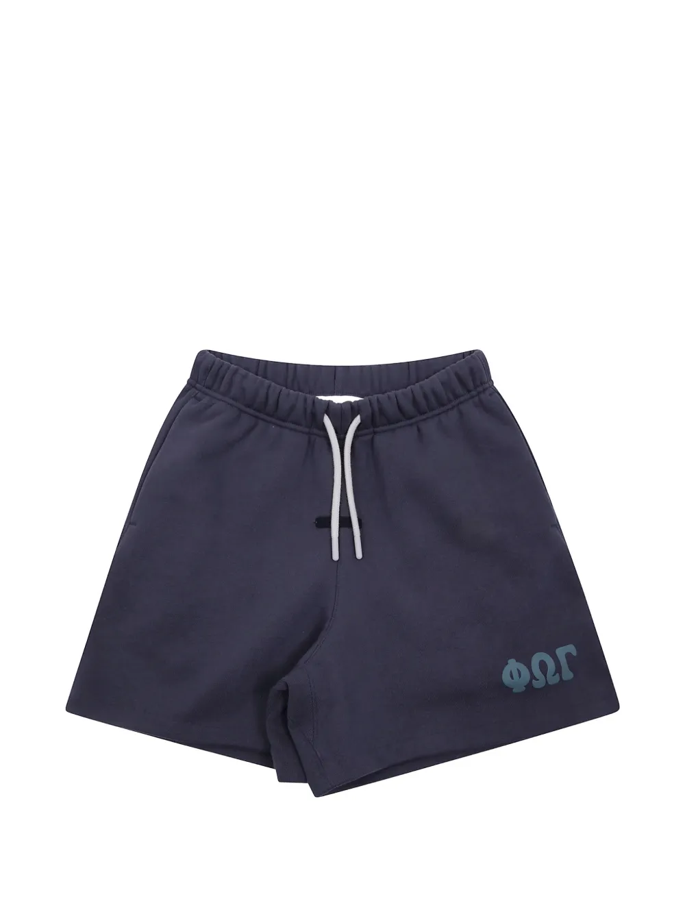 FEAR OF GOD ESSENTIALS KIDS logo-print drawstring shorts - Blu