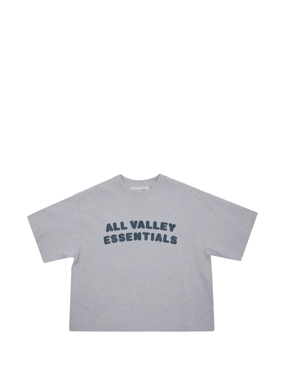 FEAR OF GOD ESSENTIALS KIDS Katoenen T-shirt met logoprint Grijs