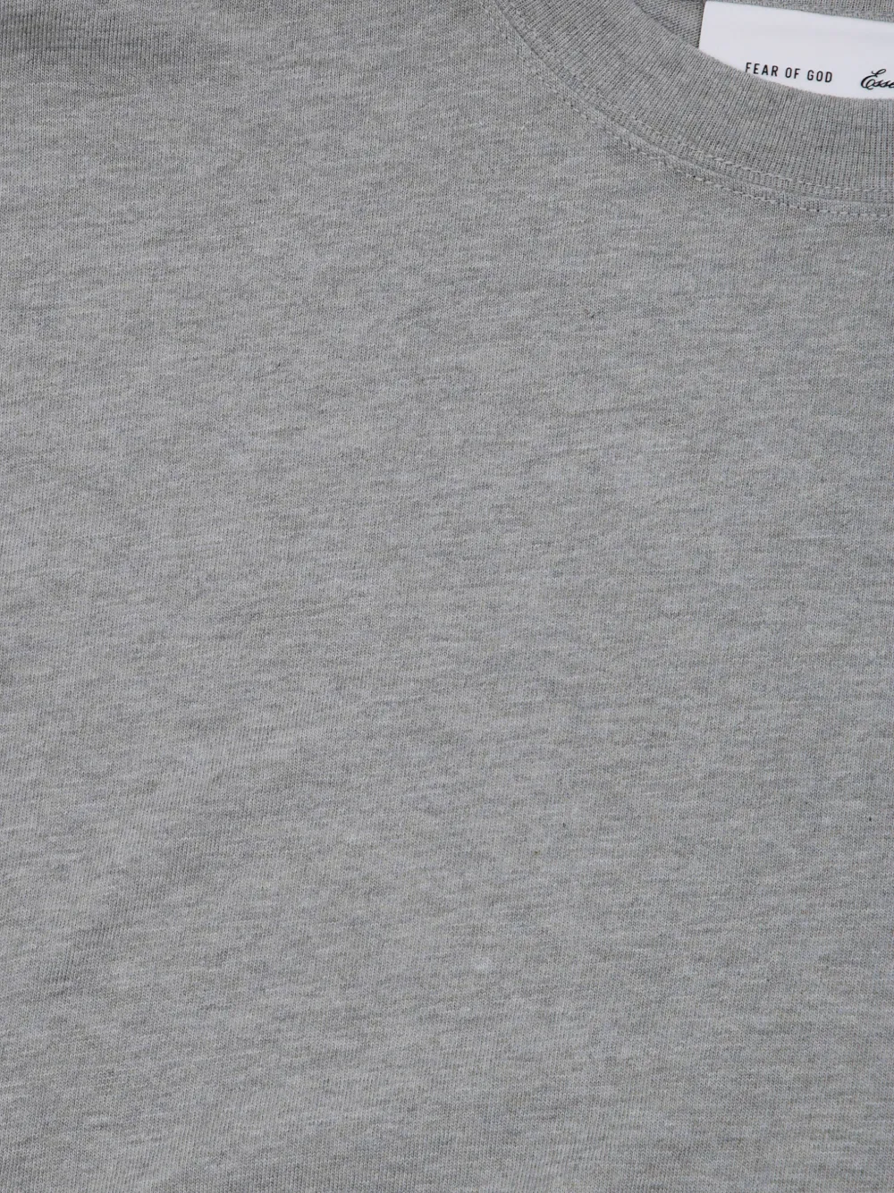 FEAR OF GOD ESSENTIALS KIDS T-shirt met logopatch Grijs