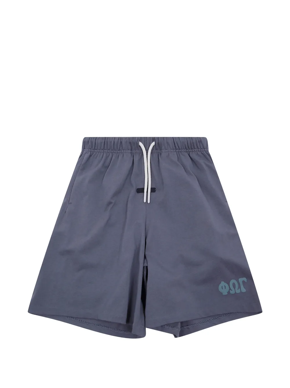 FEAR OF GOD ESSENTIALS KIDS logo-print drawstring shorts - Blu
