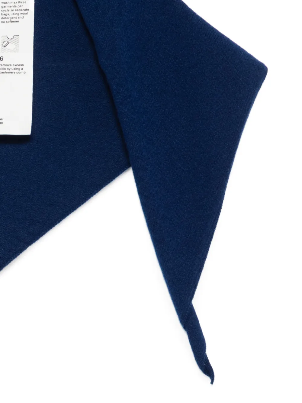 extreme cashmere Bandana driehoekige sjaal Blauw
