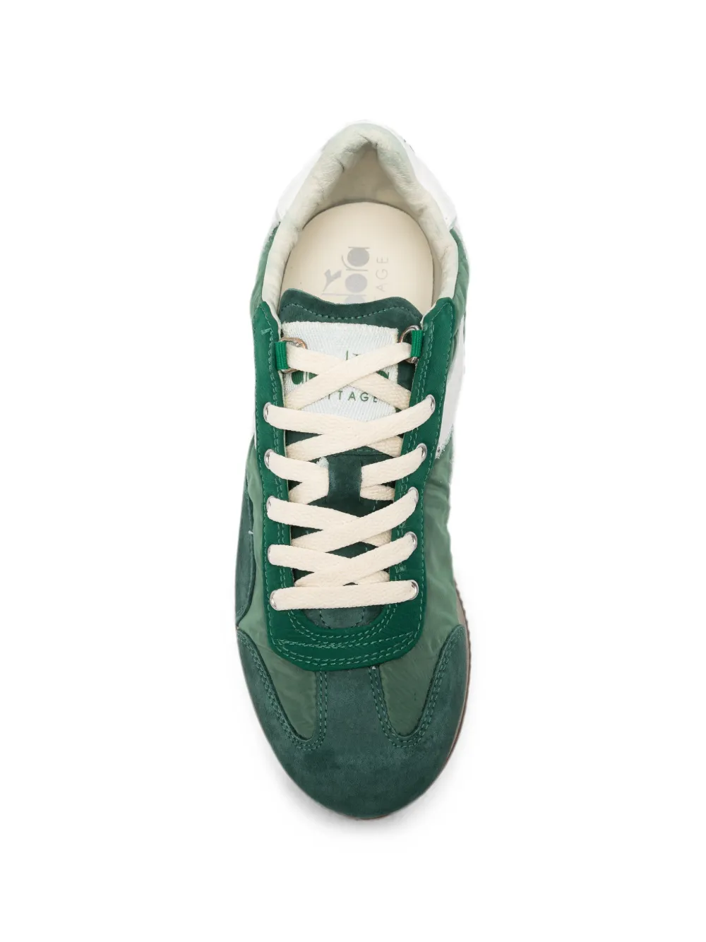 Diadora Sneakers met suède vlakken Groen