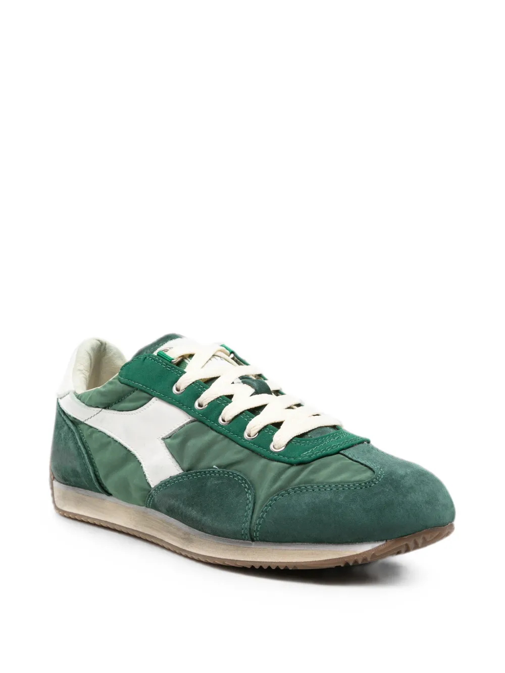 Diadora Sneakers met suède vlakken Groen