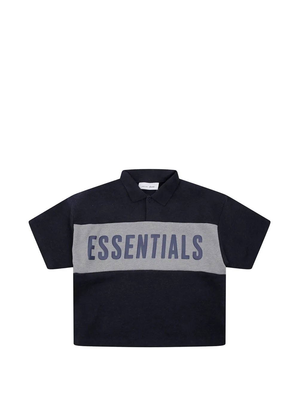 FEAR OF GOD ESSENTIALS KIDS Essentials logo-print polo shirt - Nero