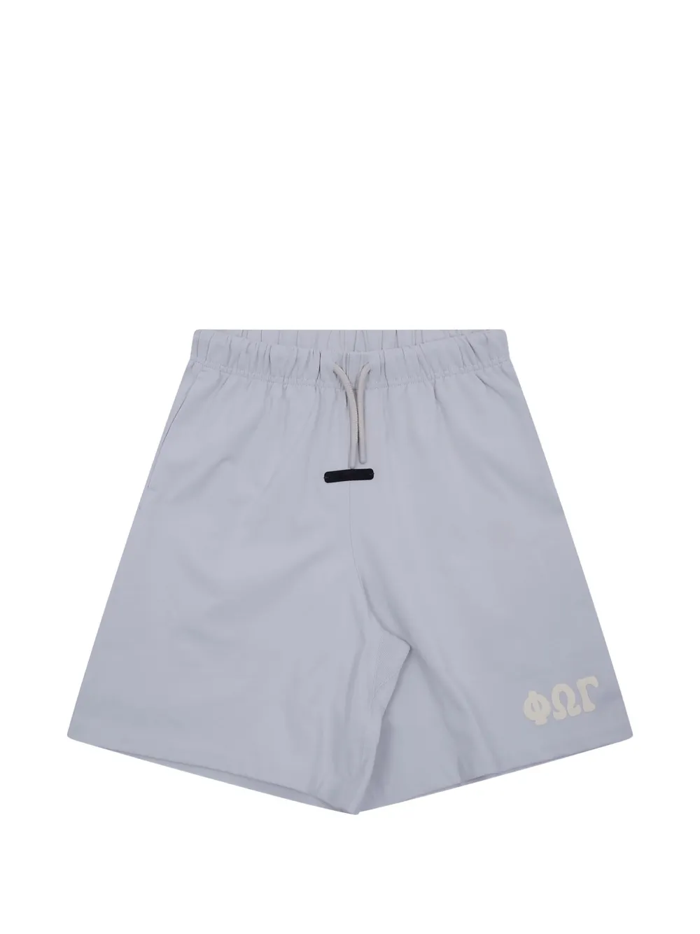 FEAR OF GOD ESSENTIALS KIDS Essentials logo-print cotton shorts - Grigio