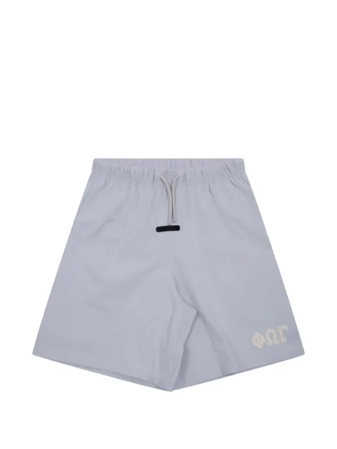 FEAR OF GOD ESSENTIALS KIDS short court Essentials en coton à logo imprimé