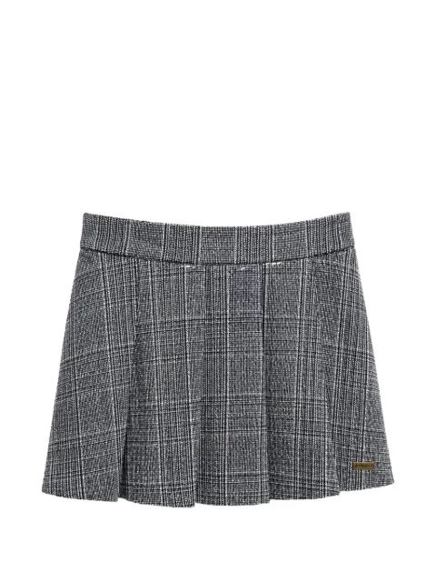 Pinko Kids falda plisada a cuadros Príncipe de Gales