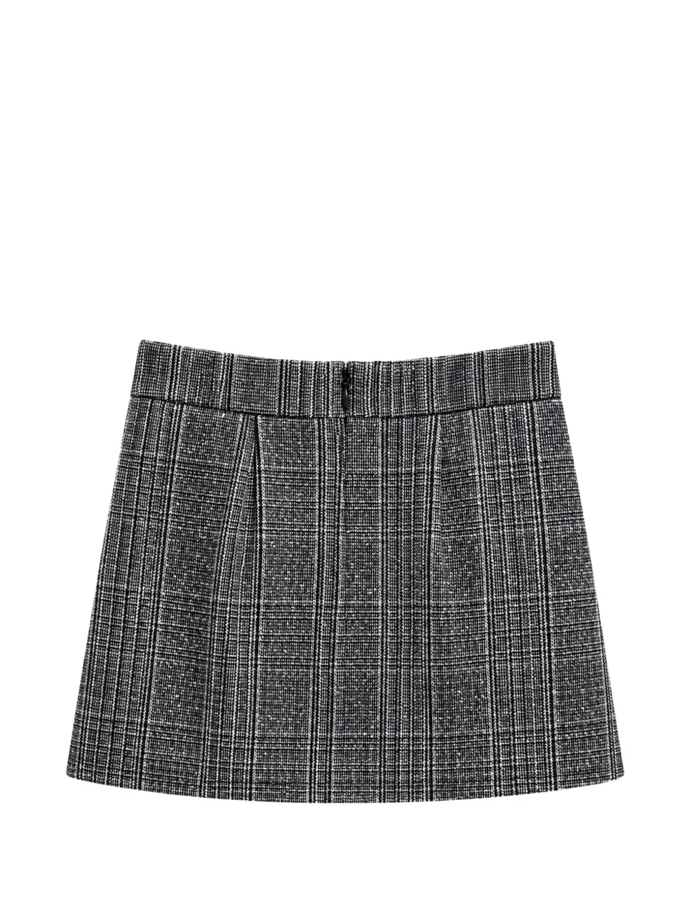 Pinko Kids Geruite plooirok Grijs