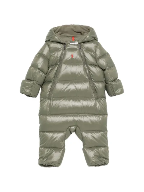 POLO RALPH LAUREN KIDS quilted hooded snowsuit