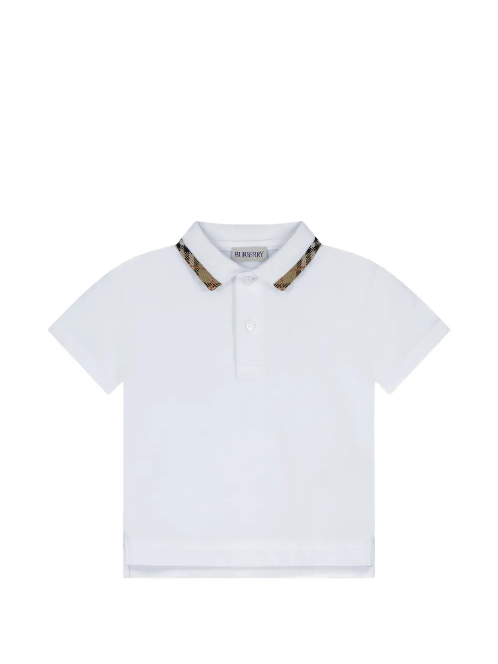 Burberry Kids Vintage Check polo shirt - Bianco