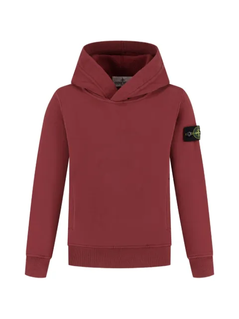 Stone Island Junior hoodie con parche Compass