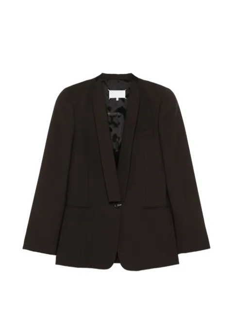 Maison Margiela collarless four-stitch jacket