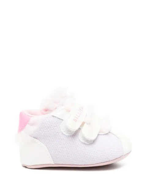 Billieblush tulle-trimmed touch-strap pre-walkers