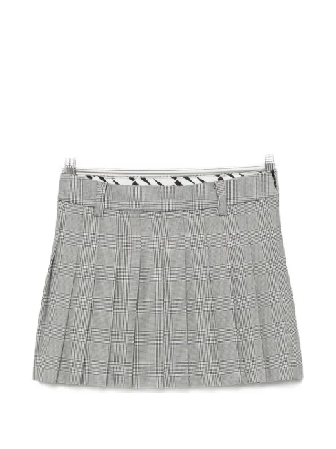 WRSTBHVR Nuria check pleated skirt