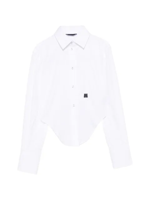 WRSTBHVR Quinn logo-embroidered shirt