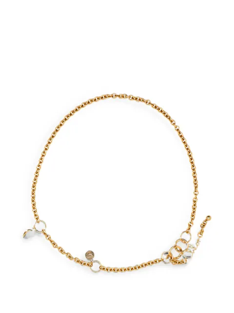 Chloé logo-plaque charm chain belt