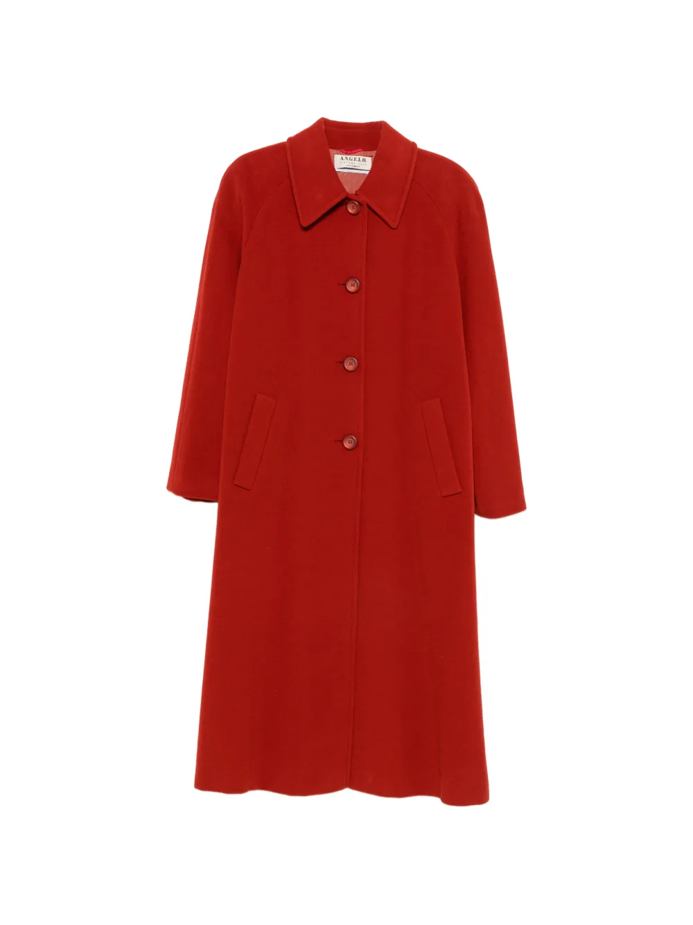 A.N.G.E.L.O. Vintage Cult button-down raglan-sleeve coat - Rot