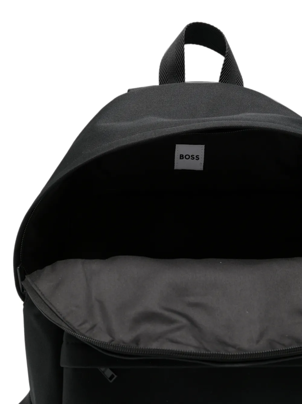 BOSS Kidswear Rugzak met logoprint Zwart