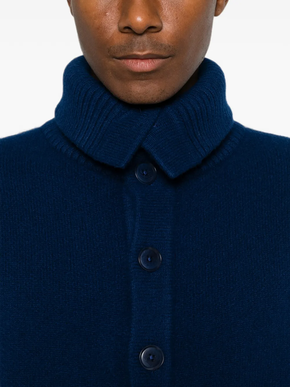 extreme cashmere Clement vest met knopen Blauw