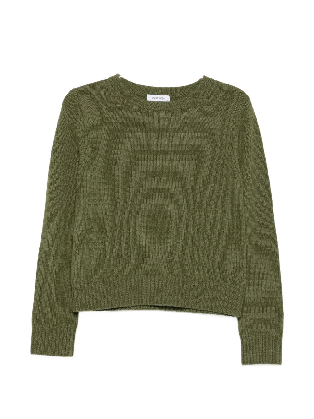 Philo-Sofie ribbed-trim cashmere sweater - Grün