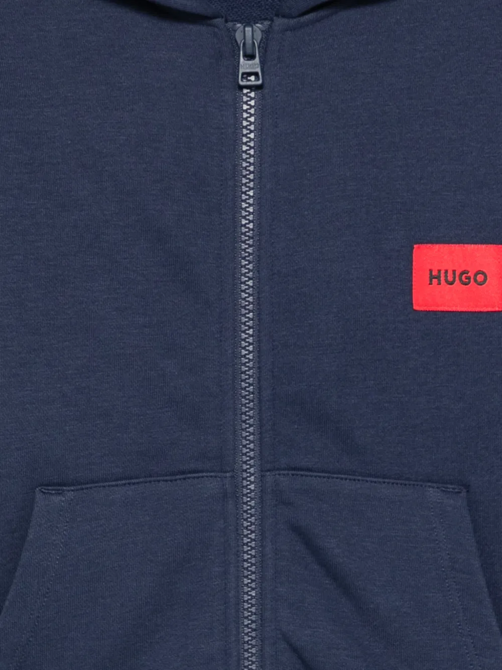 HUGO KIDS Hoodie met rits Blauw
