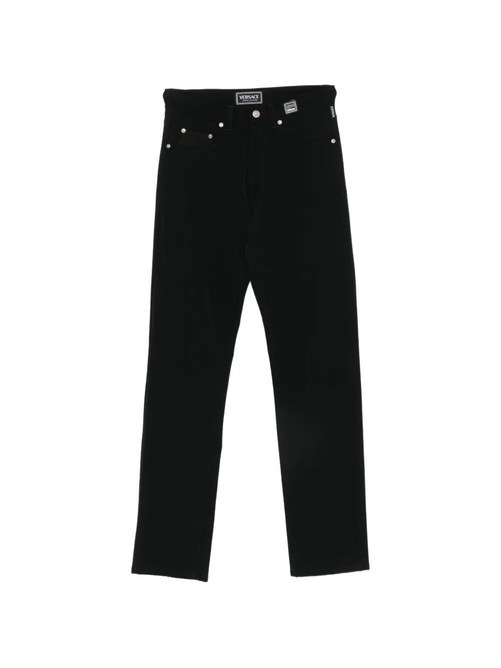 Versace Pre-Owned 1990s Jeans mit Medusa-Kopf - Schwarz