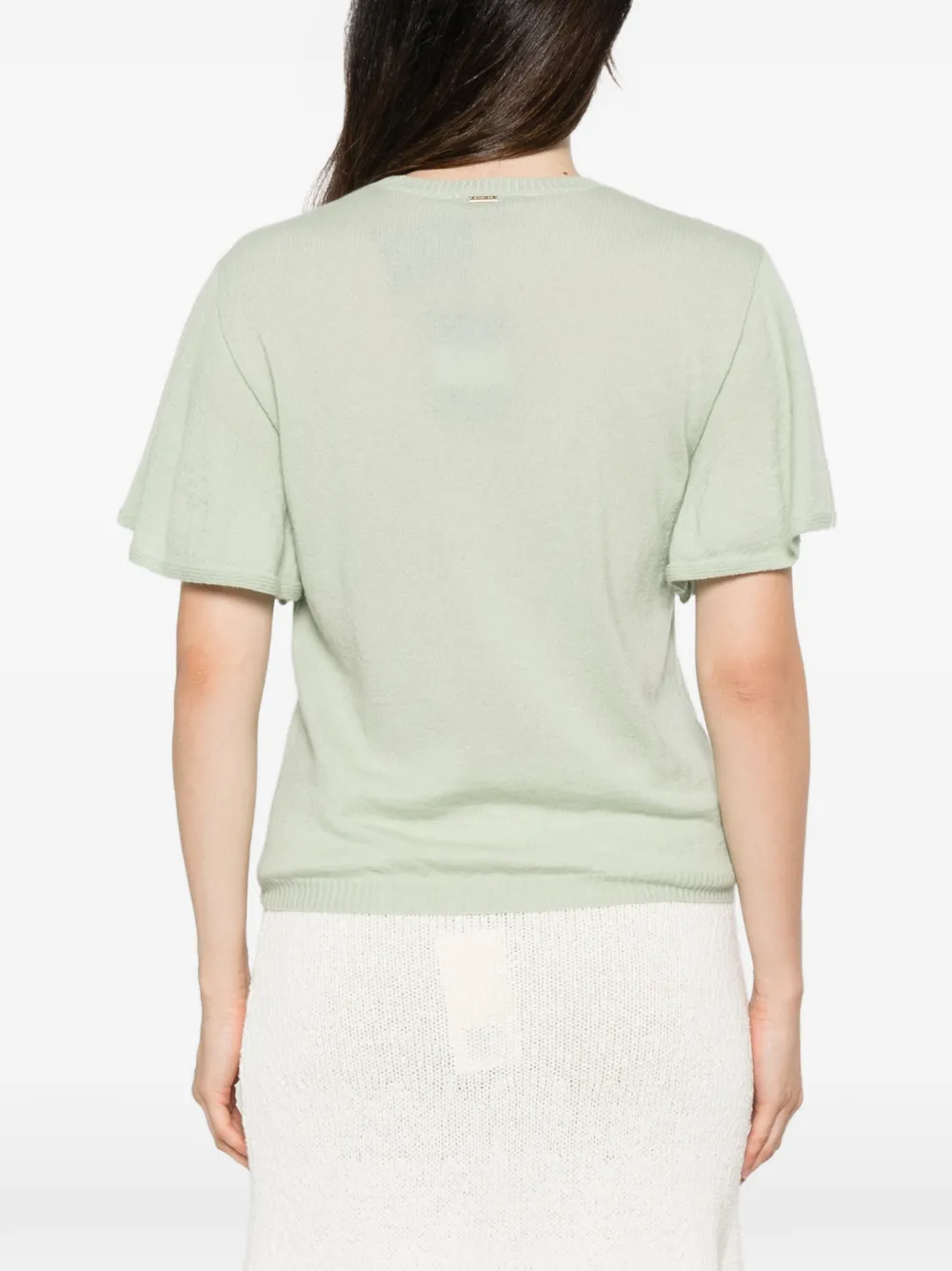 TWINSET Trui met ruches Groen