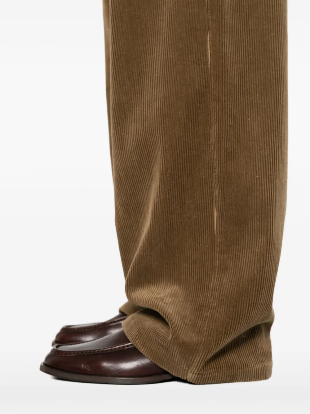 Jil Sander cotton corduroy trousers Bruin