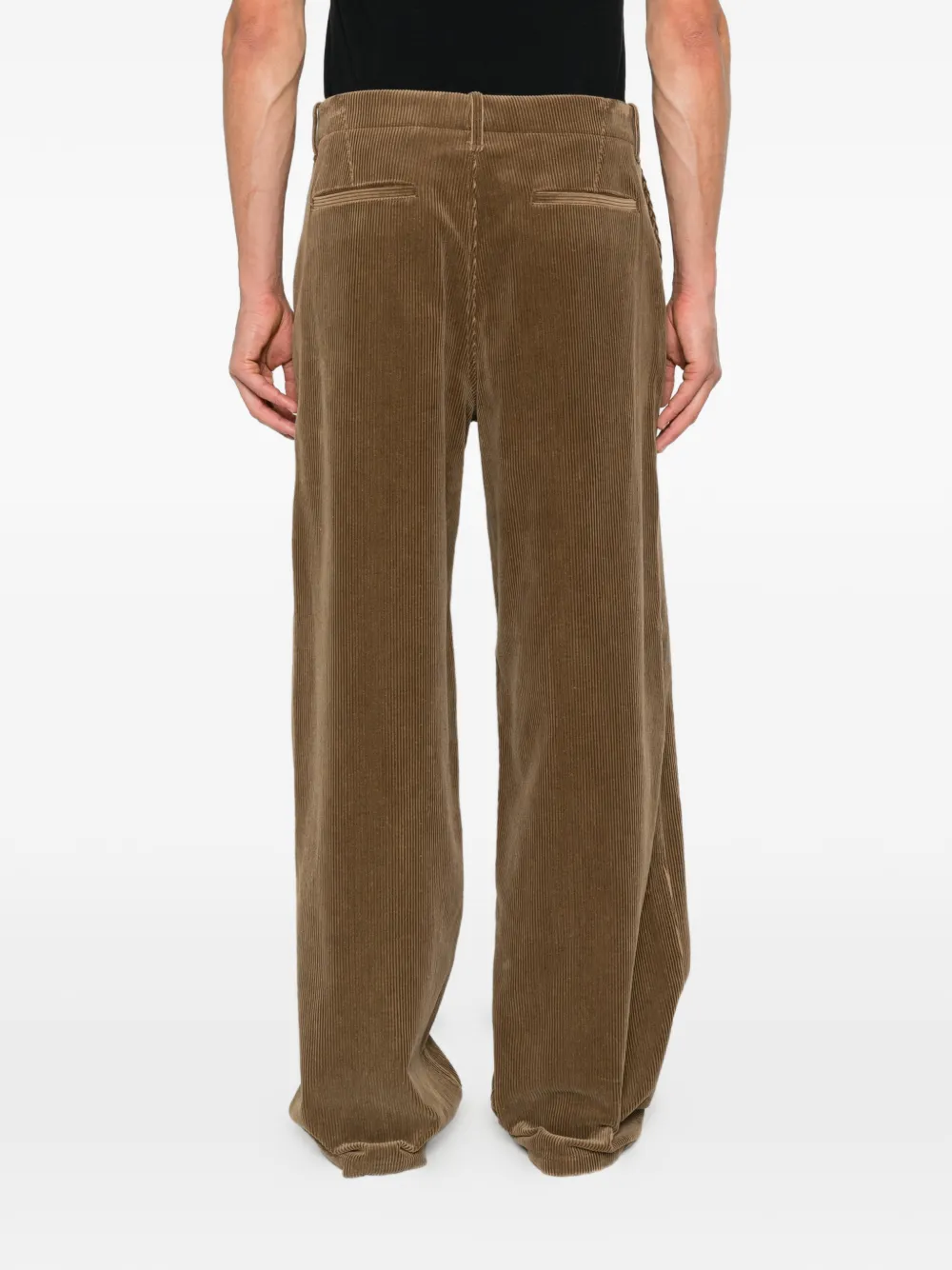 Jil Sander cotton corduroy trousers Bruin