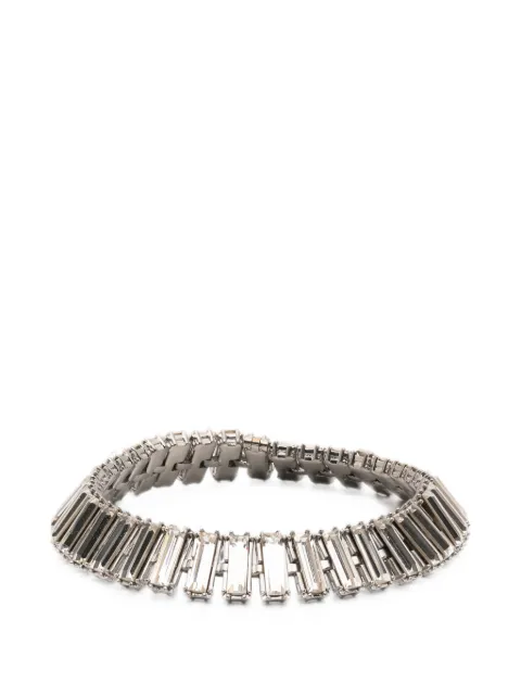 Jil Sander crystal baguette-cut bracelet