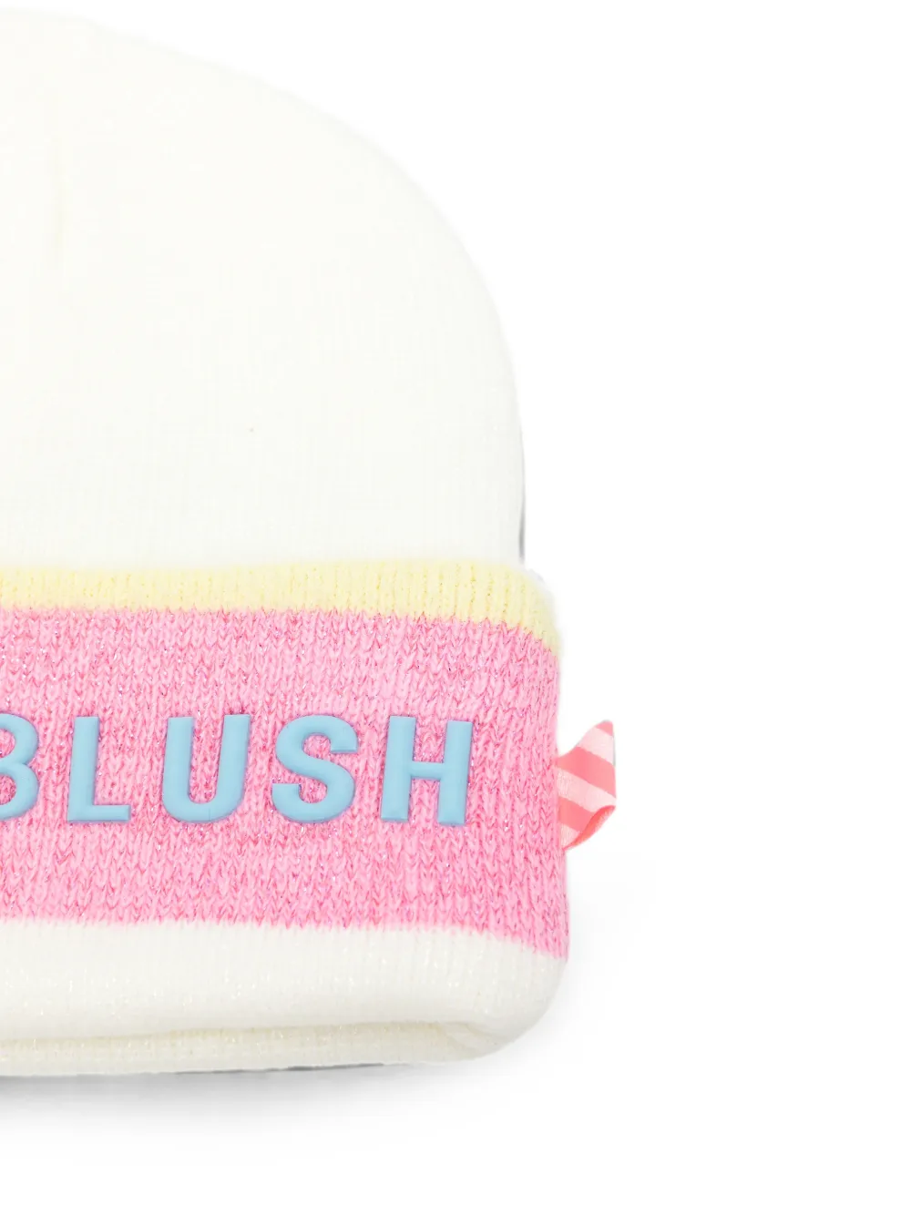 Billieblush Gestreepte muts Wit