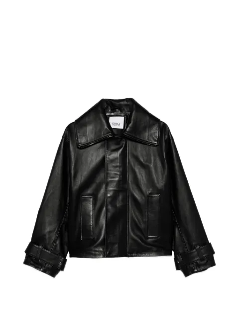 Erika Cavallini oversized-collar jacket