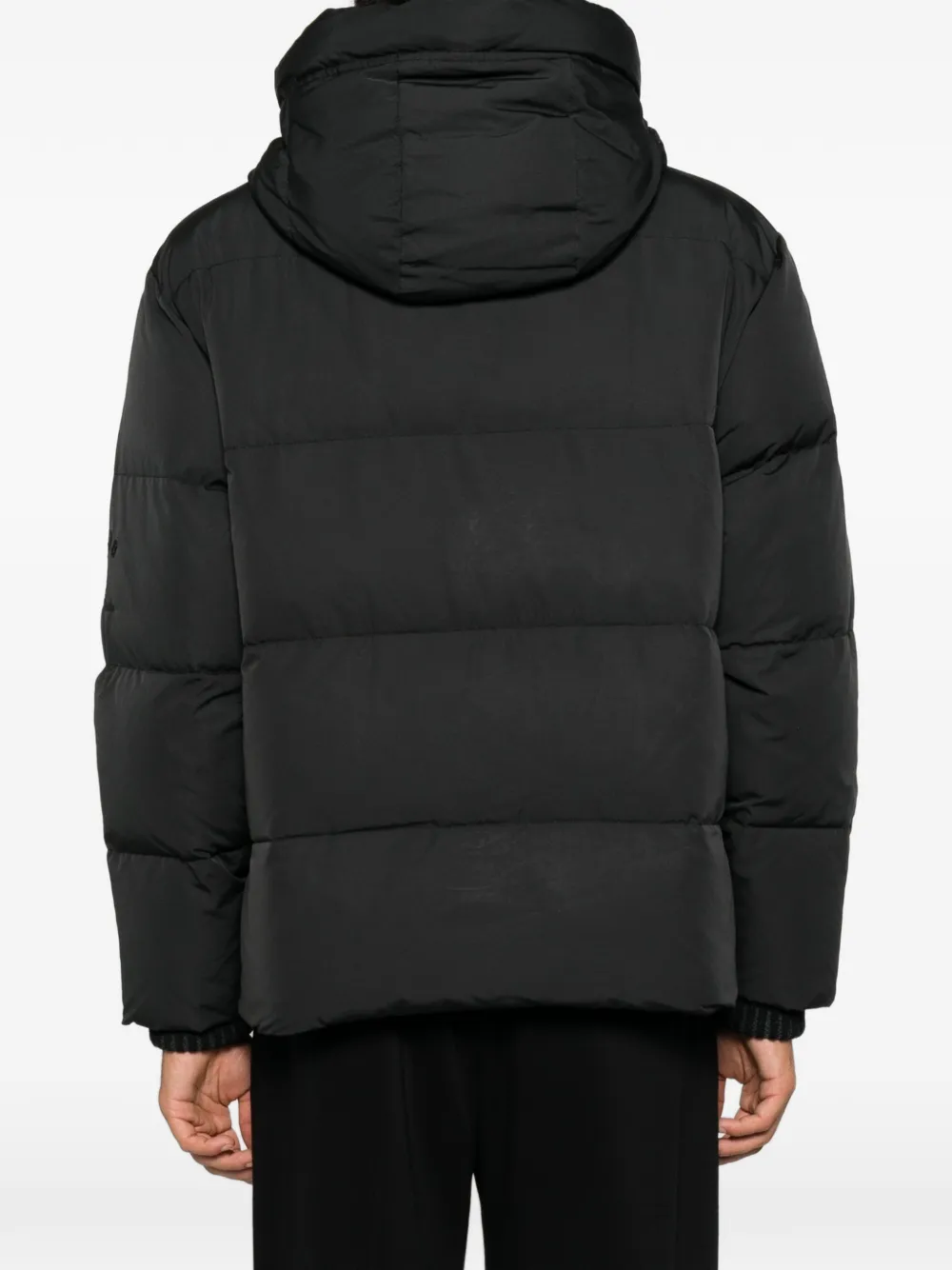 Iceberg Donsjack met capuchon Zwart