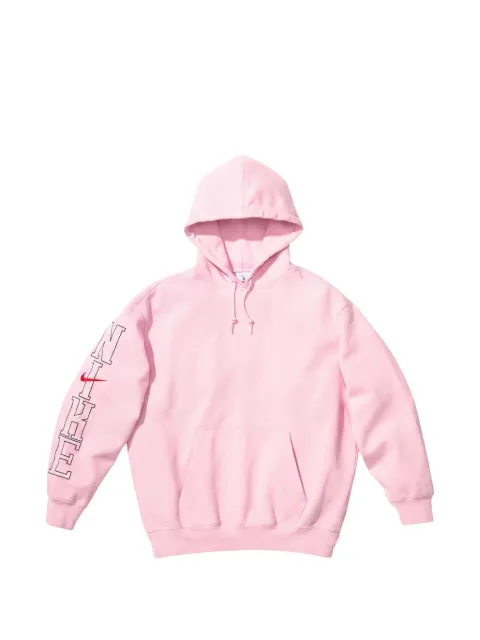Supreme sudadera con capucha y logo bordado